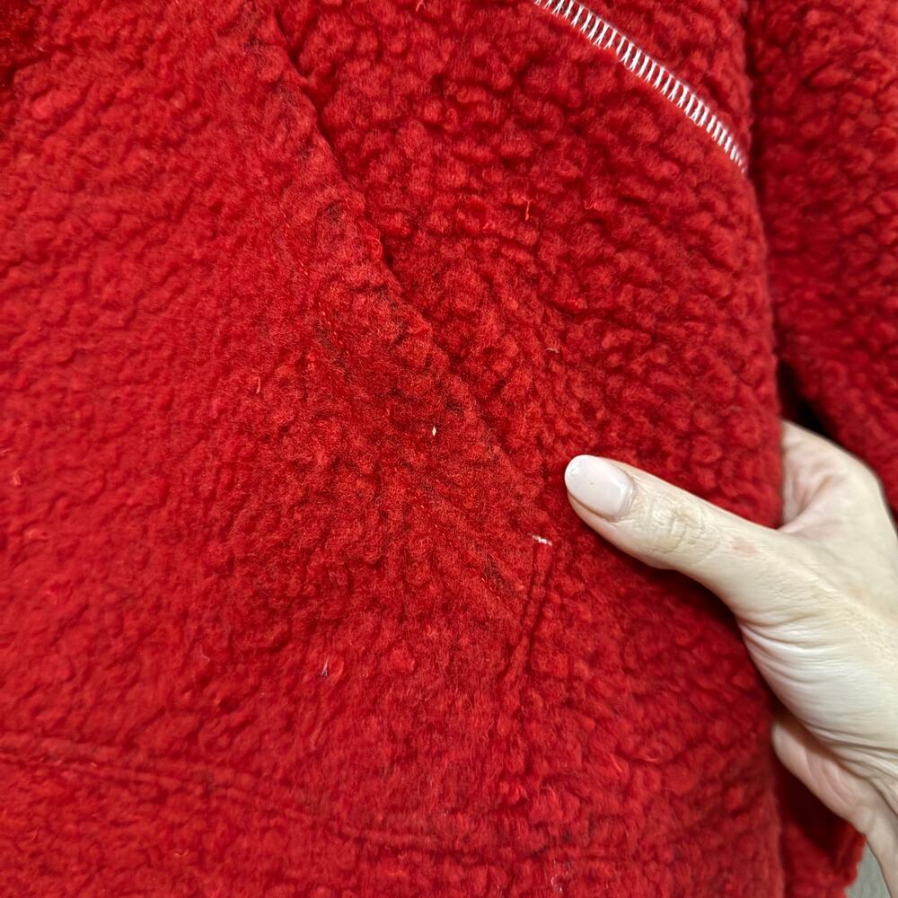 Canada Goose Pyer Moss CG Disk Anorak Pullover Jacket Red Rouge - Picture 5 of 10